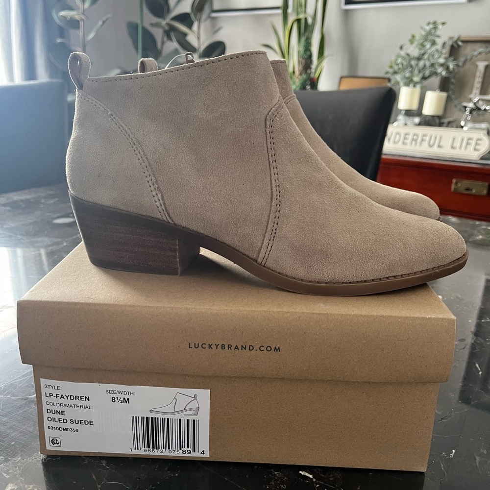 Lucky Brand Suede Bootie